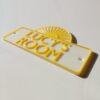 Personalised 3d prints Aber Door sign