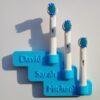 Selwood 3 person blue toothbrush head organiser/holder