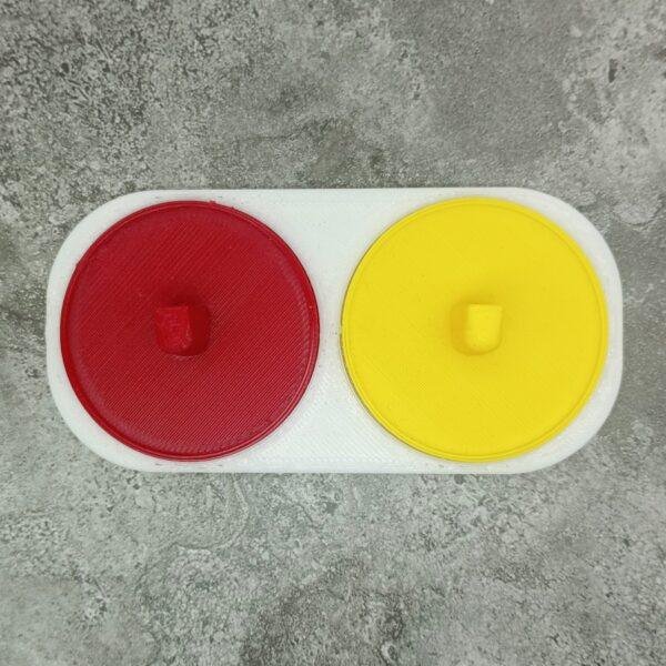 Toothbrush holder multi-coloured for oral-b electric toothbrushes 2 person