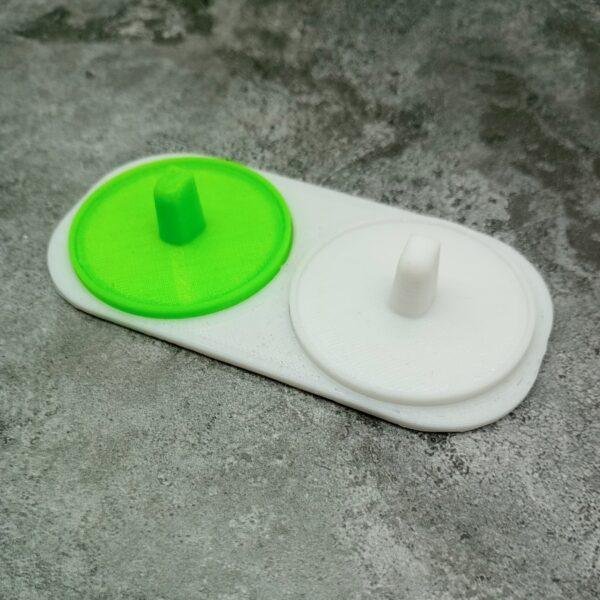 Toothbrush holder multi-coloured for oral-b electric toothbrushes 2 person