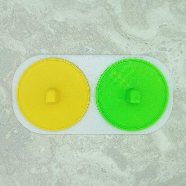 Toothbrush holder multi-coloured for oral-b electric toothbrushes 2 person