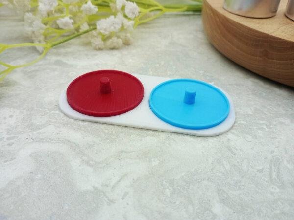 Two person Phillips Sonicare compatible electric toothbrush holder