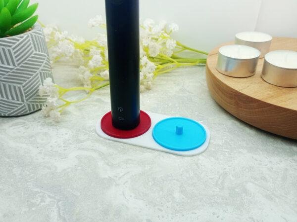 Two person Phillips Sonicare compatible electric toothbrush holder