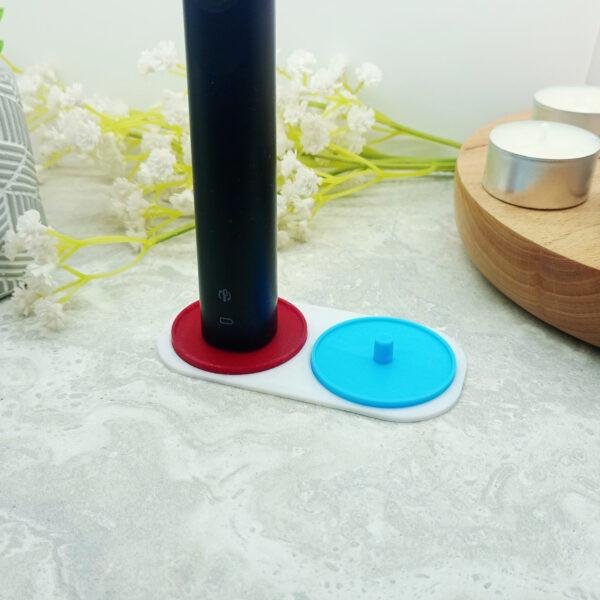 Two person Phillips Sonicare compatible electric toothbrush holder